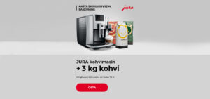 JURA kohvimasin + 3 kg kohvi
