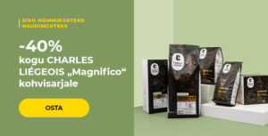 -40% kogu CHARLES LIÉGEOIS „Magnifico“ kohvisarjale