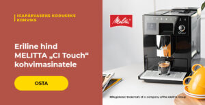 Eriline hind MELITTA „CI Touch“ kohvimasinatele