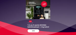 Nivona 7, 8 and 9 serija 10 months leasing 0%+ 2 kava