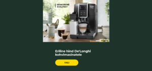 Eriline hind De'Longhi kohvimasinatele
