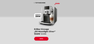 Special price for JURA E8 Moonlight Silver