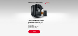 JURA kohvimasin + piimakülmik 0,6 l