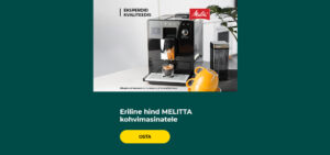 Eriline hind MELITTA kohvimasinatele