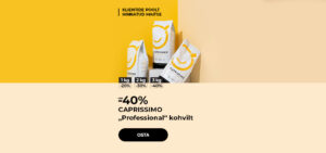 Kuni -40% „Professional“ kohvilt