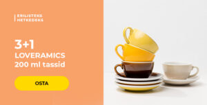 3+1 LOVERAMICS 200 ml tassid