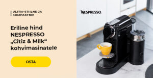 Eriline hind NESPRESSO „Citiz & Milk“ kohvimasinatele