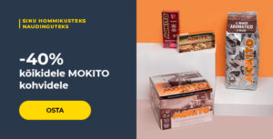 -40% kõikidele MOKITO kohvidele