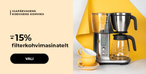 Kuni -15% filterkohvimasinatelt