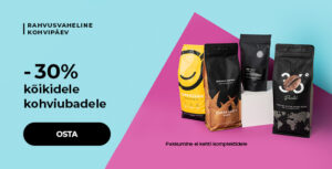 -30% kõikidele kohviubadele