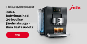 JURA kohvimasinad 24-kuulise järelmaksuga - ilma lisatasudeta