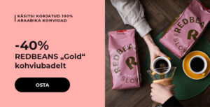 -40% REDBEANS „Gold“ kohviubadelt