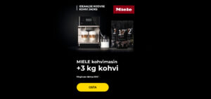 MIELE kohvimasin + 3 kg kohvi