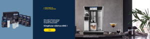 De'Longhi piimaanumaga kohvimasin + Kohvifänni Komplekt kingituseks