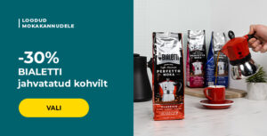 -30% BIALETTI jahvatatud kohvilt