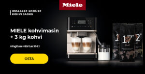 MIELE kohvimasin + 3 kg kohvi