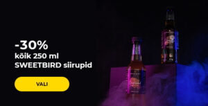 -30% kõik 250 ml SWEETBIRD siirupid