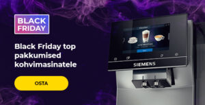 Black Friday top pakkumised kohvimasinatele
