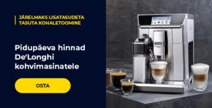 Pidupäeva hinnad De'Longhi kohvimasinatele