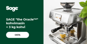 SAGE "the Oracle™" kohvimasin + 3 kg kohvi