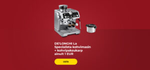 DE'LONGHI La Specialista kohvimasin + kohvipaksukarp ainult 1 EUR