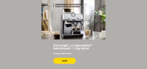 De'Longhi „La Specialista“ kohvimasin + 3 kg kohvi