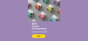 3+1 CHIATO kohvikapslitele*