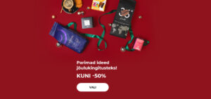 Kuni -50% kohvile ja kohvimasinatele.