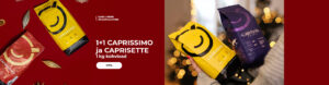 1+1 CAPRISSIMO ja CAPRISETTE 1 kg kohvioad