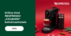 Eriline hind NESPRESSO „Citiz&Milk“ kohvimasinatele
