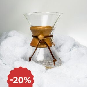 -20% CHEMEX kohvivalmistajatelt
