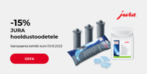 -15% JURA hooldustoodetele