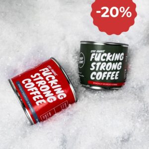 -20% FUCKING STRONG COFFEE kohvilt