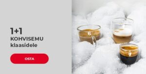 1+1 KOHVISEMU klaasidele