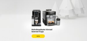 Kohvimasinate hinnad lasevad liugu