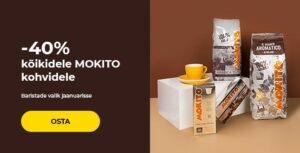 -40% kõikidele MOKITO kohvidele