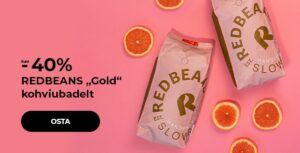 Kuni -40% REDBEANS „Gold“ kohviubadelt