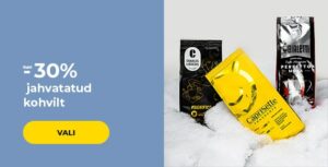 Kuni -30% jahvatatud kohvilt