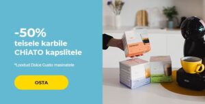-50% teisele karbile CHiATO kapslitele