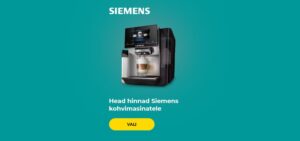 Head hinnad Siemens kohvimasinatele