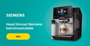 Head hinnad Siemens kohvimasinatele