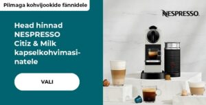 Head hinnad NESPRESSO Citiz & Milk kapselkohvimasinatele