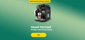 Head hinnad Philips kohvimasinatele