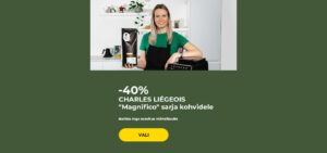 -40% CHARLES LIÉGEOIS "Magnifico" sarja kohvidele