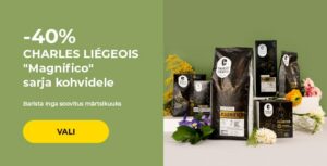 -40% CHARLES LIÉGEOIS "Magnifico" sarja kohvidele
