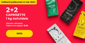 2+2 CAPRISETTE 1 kg kohvidele