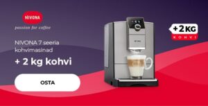 NIVONA 7 seeria kohvimasinad + 2 kg kohvi