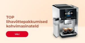 TOP lihavõttepakkumised kohvimasinateld