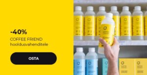 -40% COFFEE FRIEND hooldusvahenditele