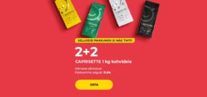 2+2 CAPRISETTE 1 kg kohvidele